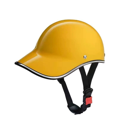 universal summer half helmet, Motosiklet dəbilqələri - one-size-fits-all-58cm-inclusive-62cm-exclusive-yellow