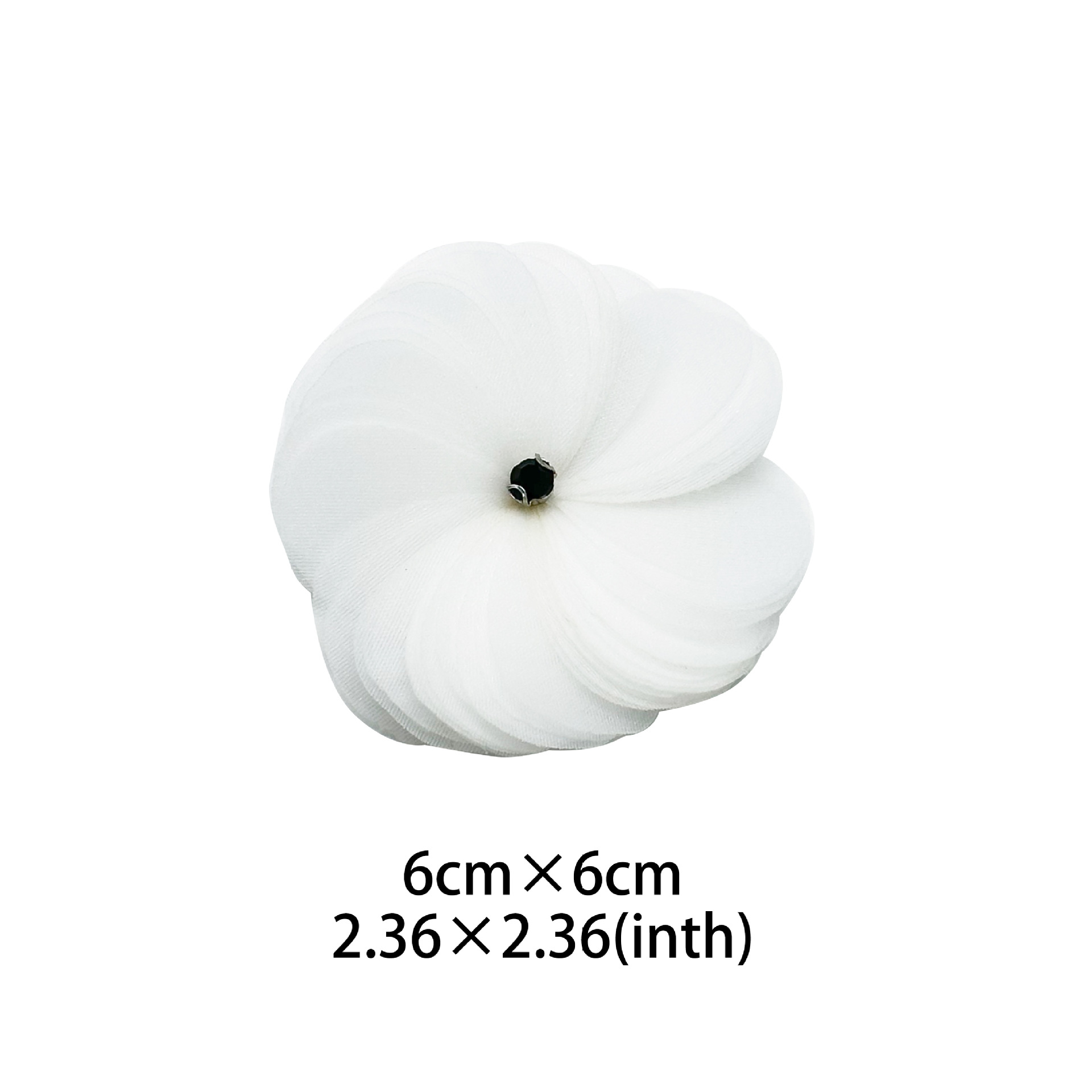 Fábrica directa de flores estereoscópicas hechas a mano ogan flor redonda flor de pecho accesorios de ropa zapatos sombreros accesorios de decoración infantil