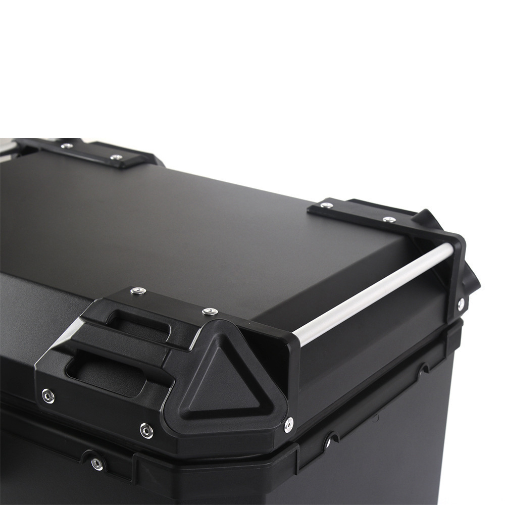 Stainless steel bottom plate waterproof quick release motorcycle trunk aluminum alloy tail box 28L/36L/45L/55L/65L