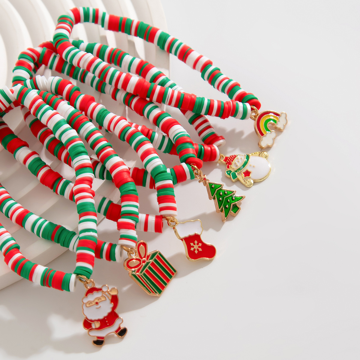 47g Weight Christmas Festival Women's Gender Cute Style Cute Beaded Bracelets Wholesale 16