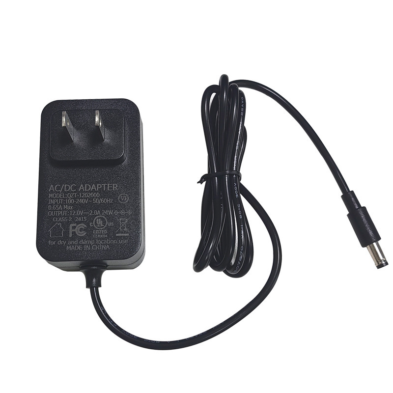 12v2a美規電源アダプタ24v1aクロスボーダー壁ul認証5v3a美規電源アダプタ丸穴|undefined