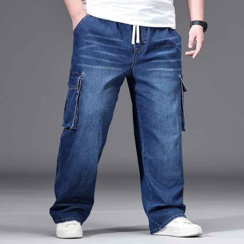 Source Factory Specializes in Cross-Border Supply of Plus-Size Men's Jeans and Work Pants, High-Waisted, Extra-Large, Popular Styles Source Factory Specializes in Cross-Border Supply of Plus-Size Men's Jeans and Work Pants, High-Waisted, Extra-Large, Popular Styles