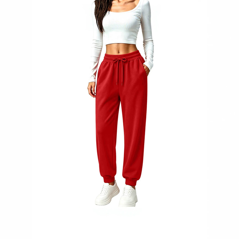 Amazon Loose Casual Jogging Pants High-Waisted Sweatpants with Pockets Women's Comfortable Sports Pants