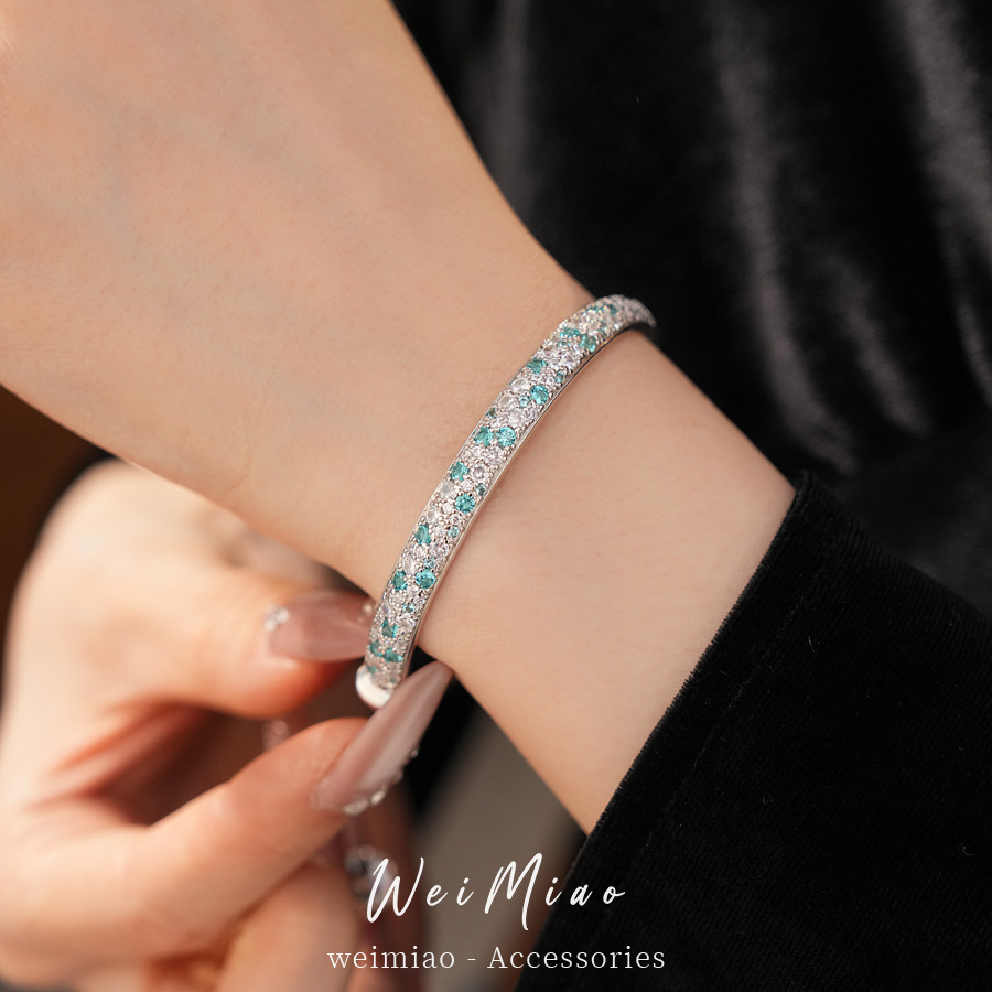 Modas de estilo universal de piedra de silicio geométrica pulsera redonda personalidad temperamento nicho pulsera ligera lujo alta sensación de joyería al por mayor