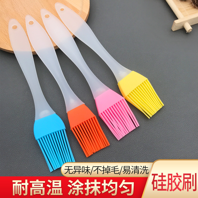 Household Baking Oil Brush Tool High Temperature Resistant Pancake Pancake Sweeper Wide Head Non-Shedding Food Grade Silicone Barbecue Brush