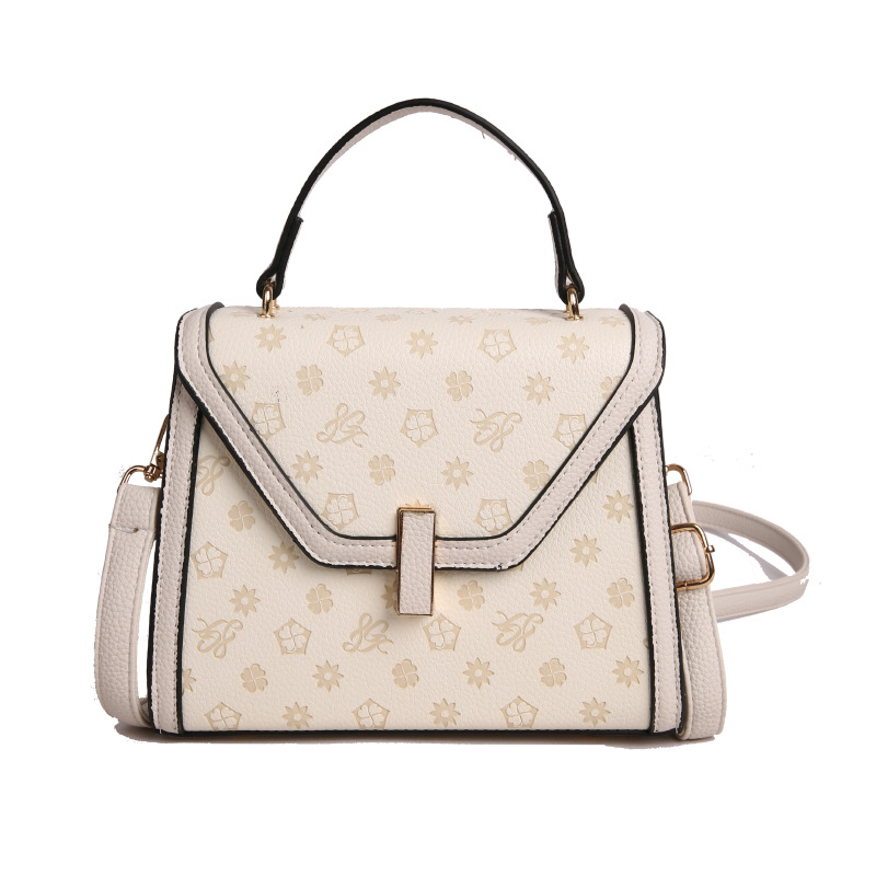 Bolso de textura transfronteriza 2025 verano nuevo bolso femenino retro patrón de lichi bolso de hombro bolso de mensajero en relieve de moda
