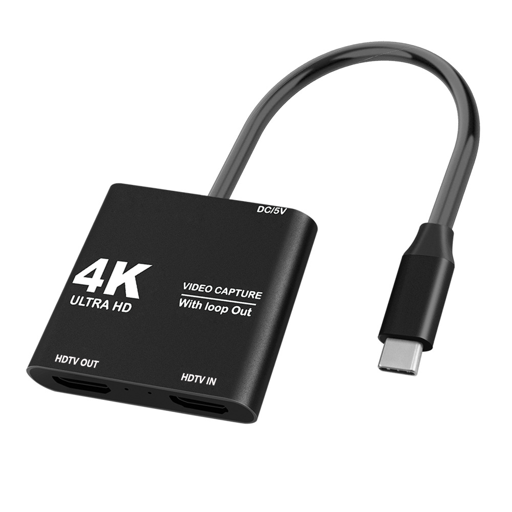4K 1080p USB 3,0 a HDTV compatible video audio juego tarjeta de captura con bucle 1080P60FPS