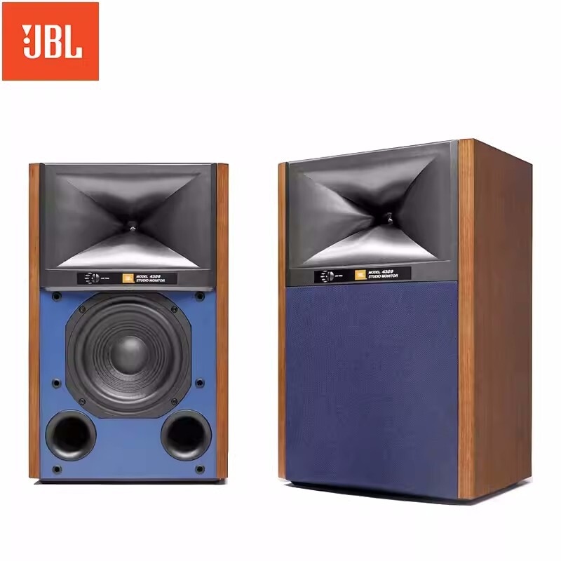 J. B .L 4309 fever monitor HIFI high fidelity bookshelf monitor speaker passive horn treble wooden audio J. B .L 4309 fever monitor HIFI high fidelity bookshelf monitor speaker passive horn treble wooden audio