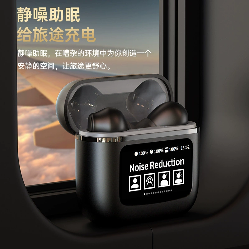 Голосовой зонд YW09 intelligent тачскрин беспроводной Bluetooth наушники внутри-ухо мультфункциональные ANC+ENC двойное шумоподавление