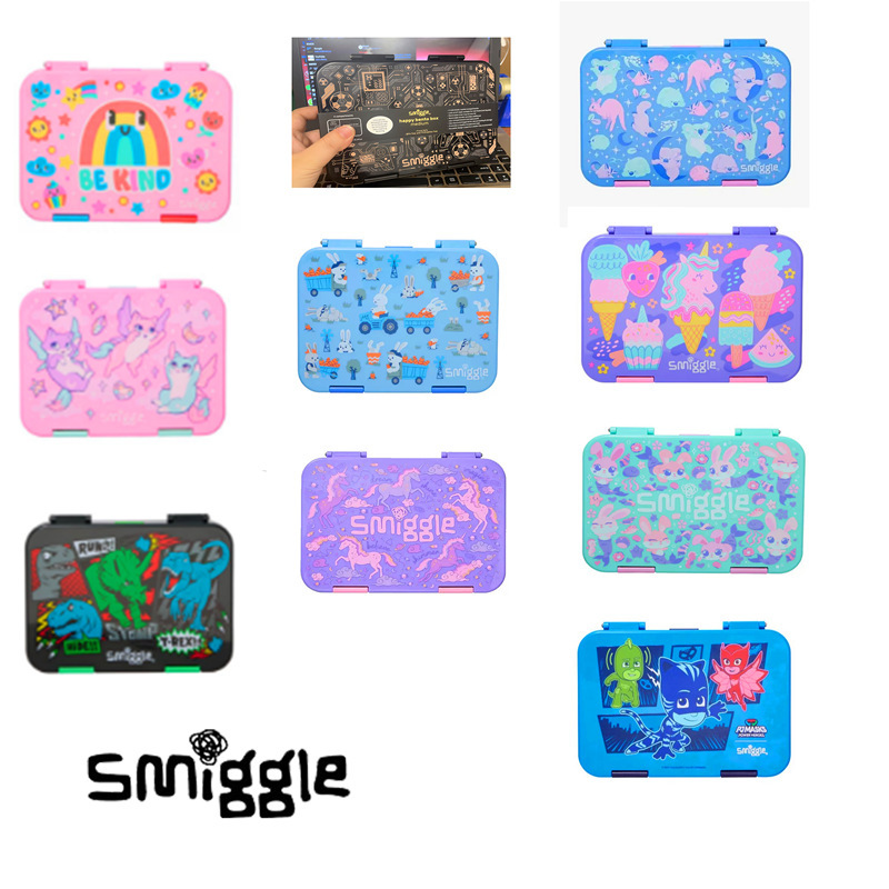 澳洲smiggle饭盒儿童大容量餐盒中小学生水果盒午餐盒tritan材质|undefined