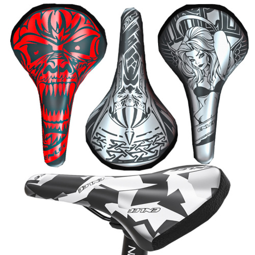 Cross-border personalized bicycle seat cushion, outdoor riding saddle, comfortable shock-absorbing mountain bike seat bag, bicycle accessories