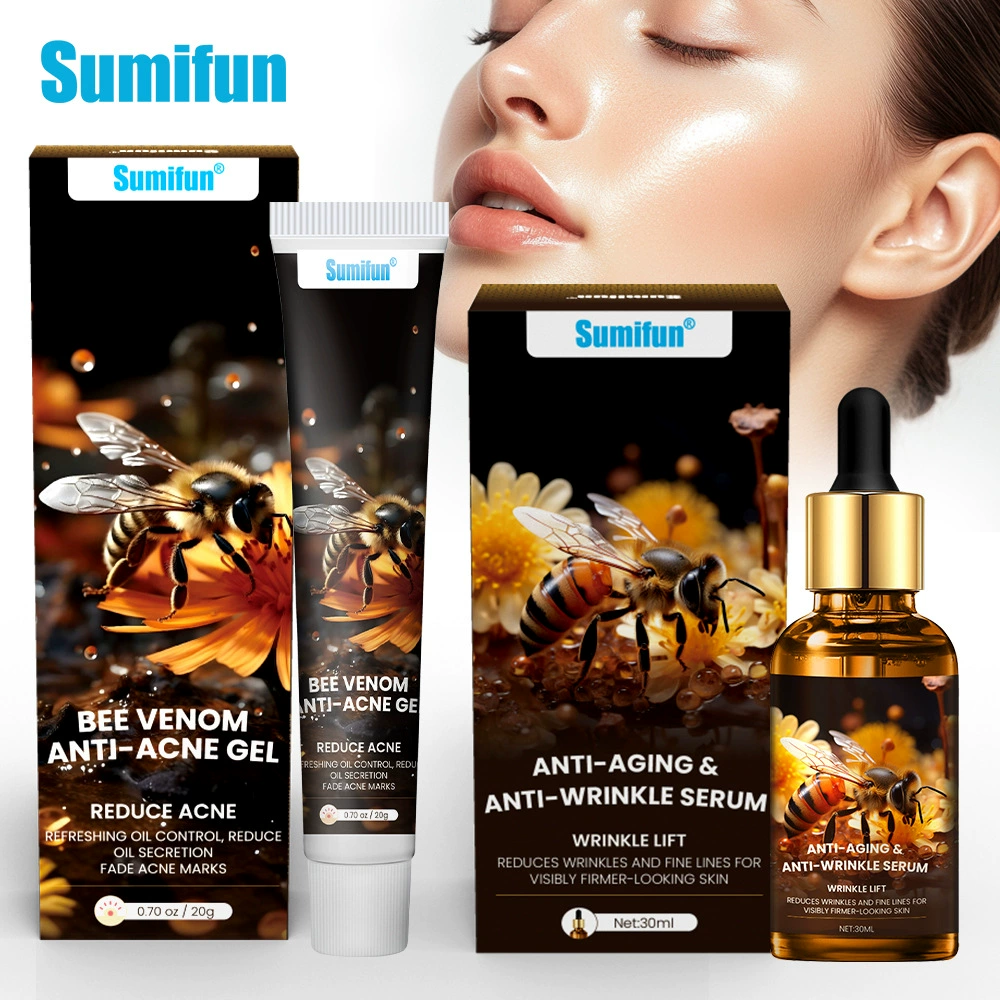 Sumifun пчелиный яд сыворотка для ухода за кожей крем от прыщей гель крем поры от прыщей и морщин массаж уход за кожей трансграничный