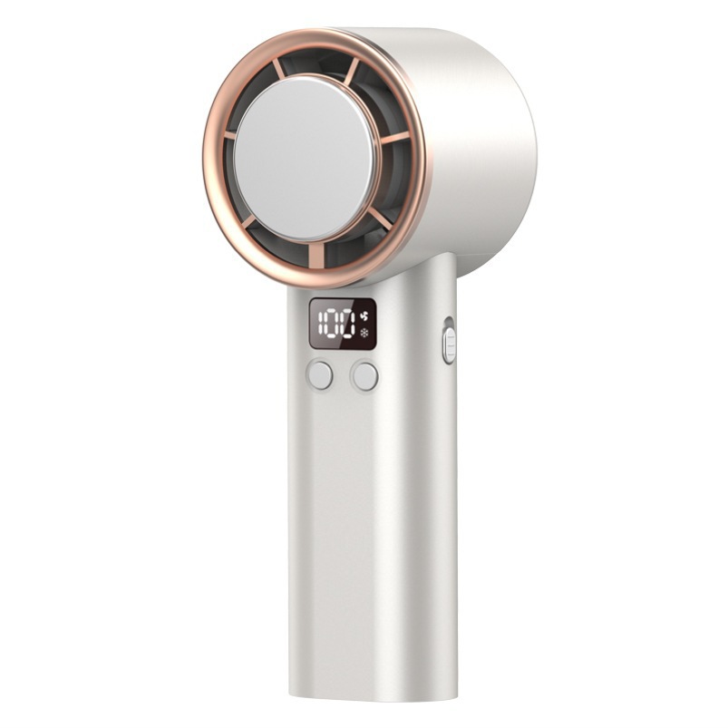 Ventilador de mano transfronterizo portátil para viajes al aire libre modelo de carga USB refrigeración gran ventilador eléctrico de mano de viento