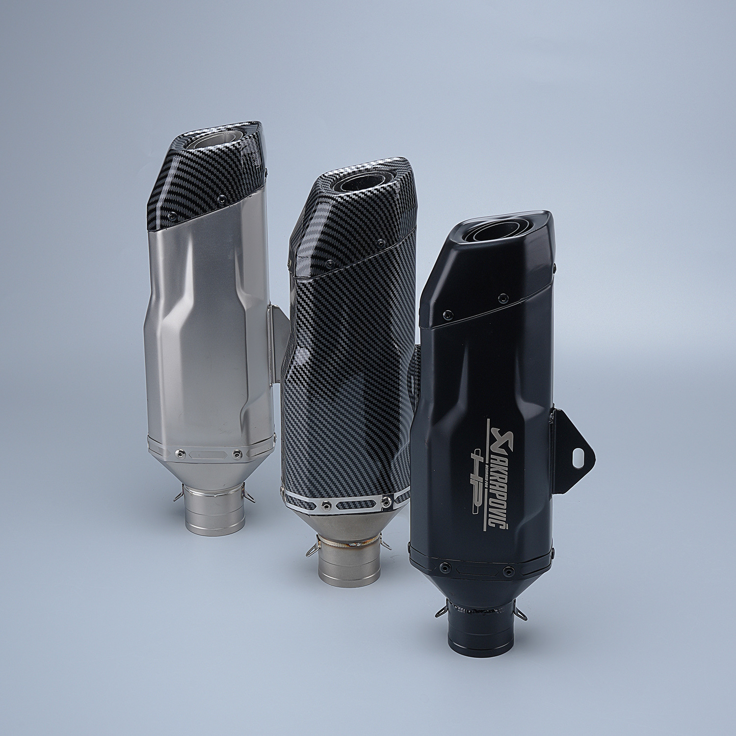 Motorcycle exhaust modification F850GS large displacement locomotive carbon fiber tail pipe 790ADV tail section exhaust pipe K196 row