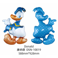 正版卡通玩具唐老鸭蜘蛛侠铝膜气球儿童男孩女孩装饰场景布置安娜