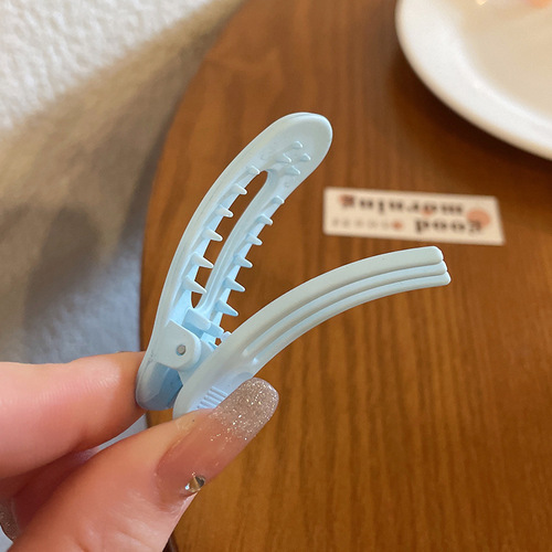 Hair clips for children, back of the head, small hair clips, Korean minimalist hair accessories, one-piece clips, colorful, teenage girls, fashionable side clips