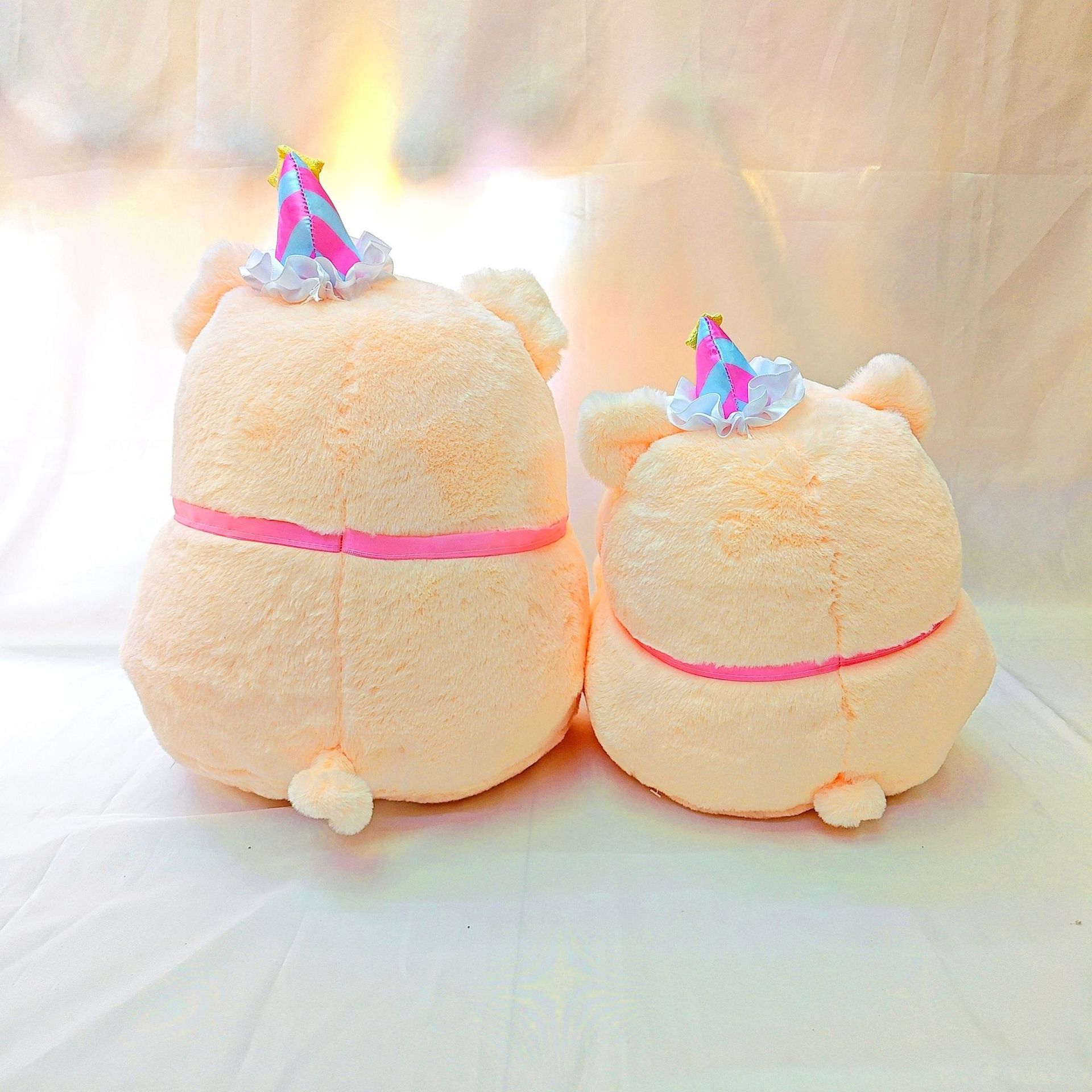 Cojín de Peluche Cerdo Lulu con Sombrero y Relleno de Algodón PP para Regalo de Cumpleaños image 5