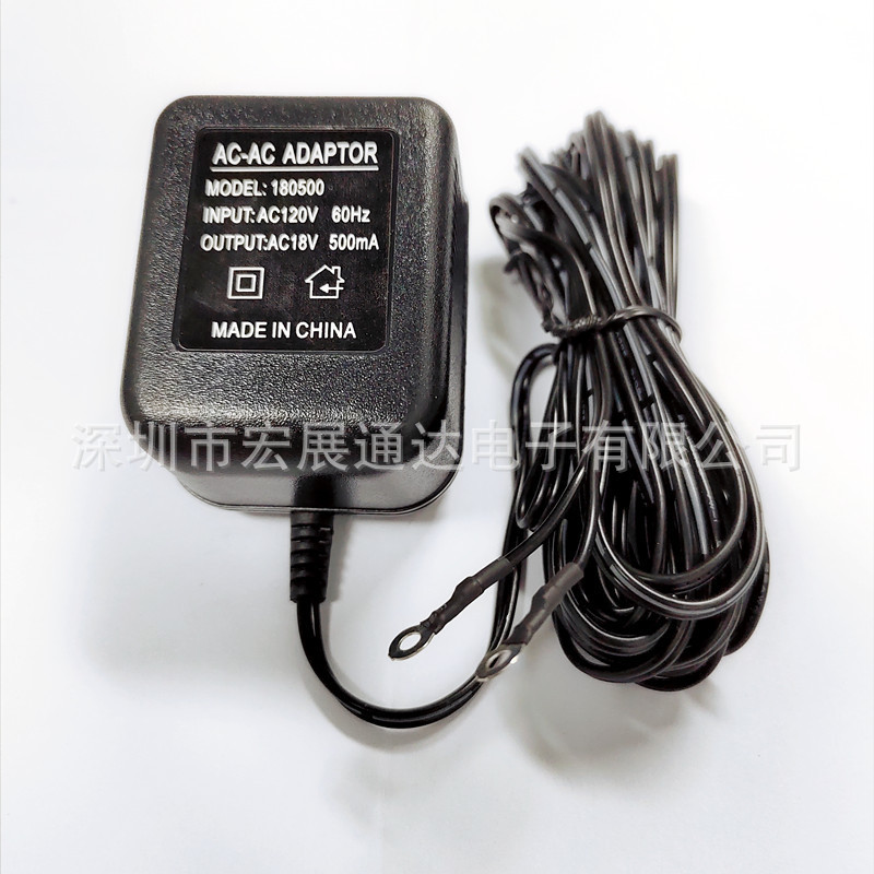 120V to 18V500mA American standard visual doorbell power adapter 18v doorbell transformer wholesale