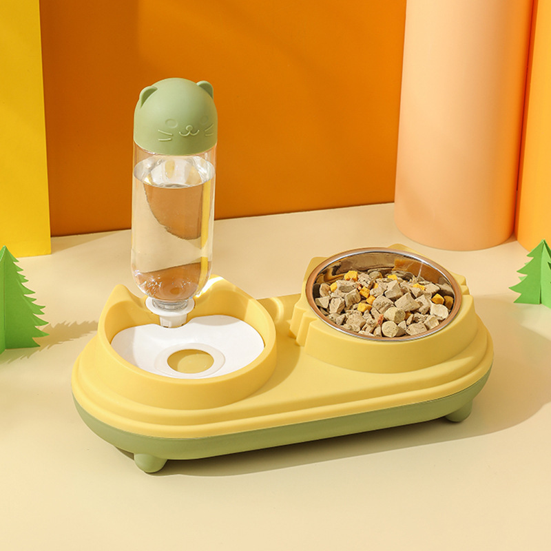 Cat Face Feeder - Vitality Yellow (en inglés)