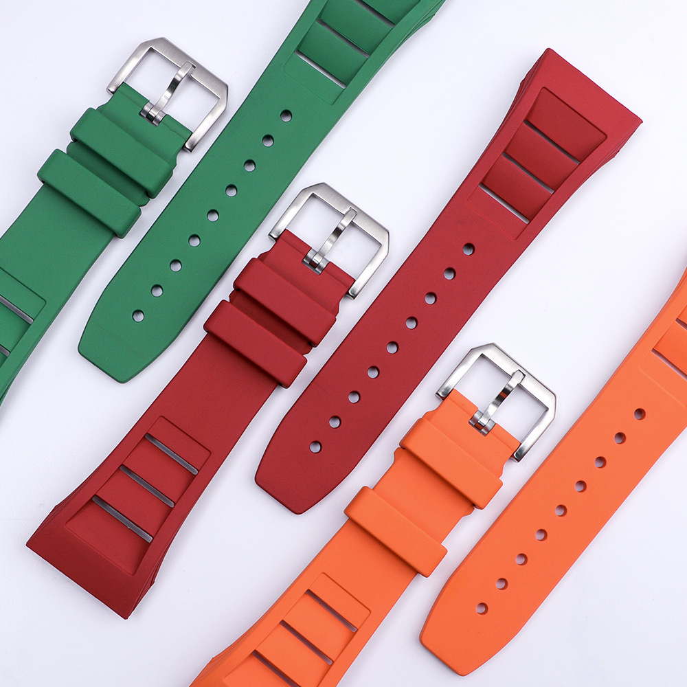 Caucho de flúor Correa deportes adecuado para Apple modificado Shell hualimentei serie lujo