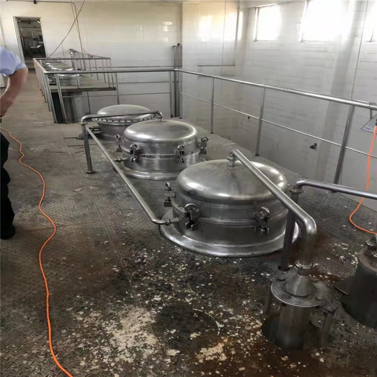 供应二手3吨双效降膜蒸发器 配套电力控制系统 传热设备价格