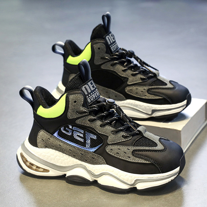 Zapatos para niños 2025 nuevos zapatos de primavera para niños zapatos de moda para niños grandes zapatos para padres niños estudiantes de carrera primavera y otoño