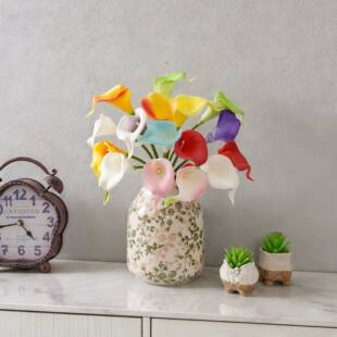 (Wholesale), (Cross-border trading), polyurethane small realistic calla lilies