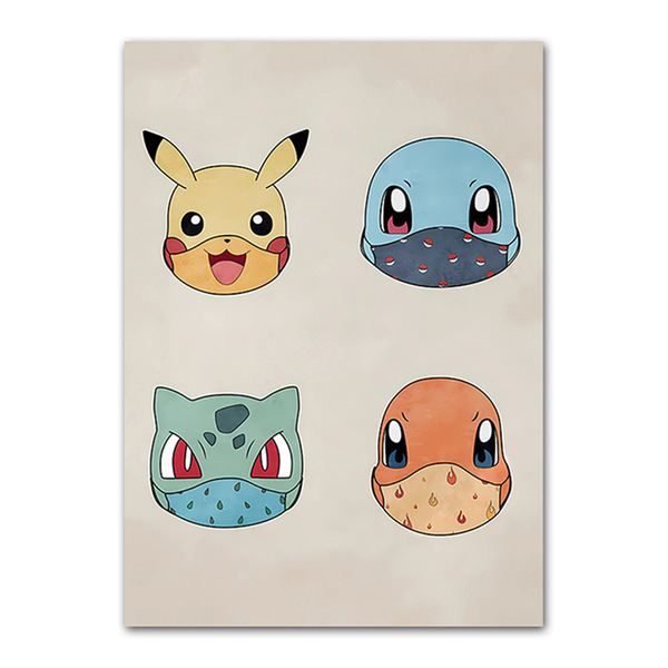 Cross -border Shopee Japanese anime decorative painting Pokémon…