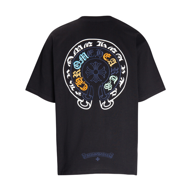 クロムハーツ カラークロスプリント半袖Tシャツ 男女兼用 25クロスボーダー 正規版|undefined