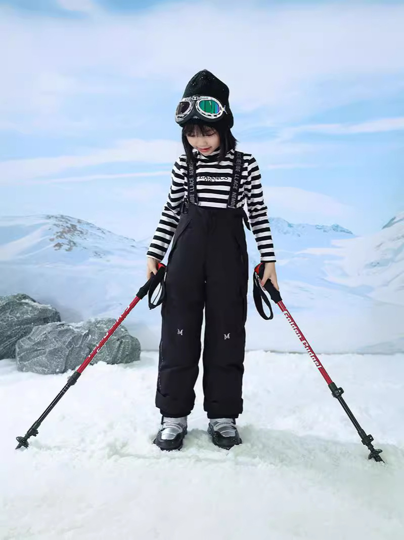 Children's winter trousers with down