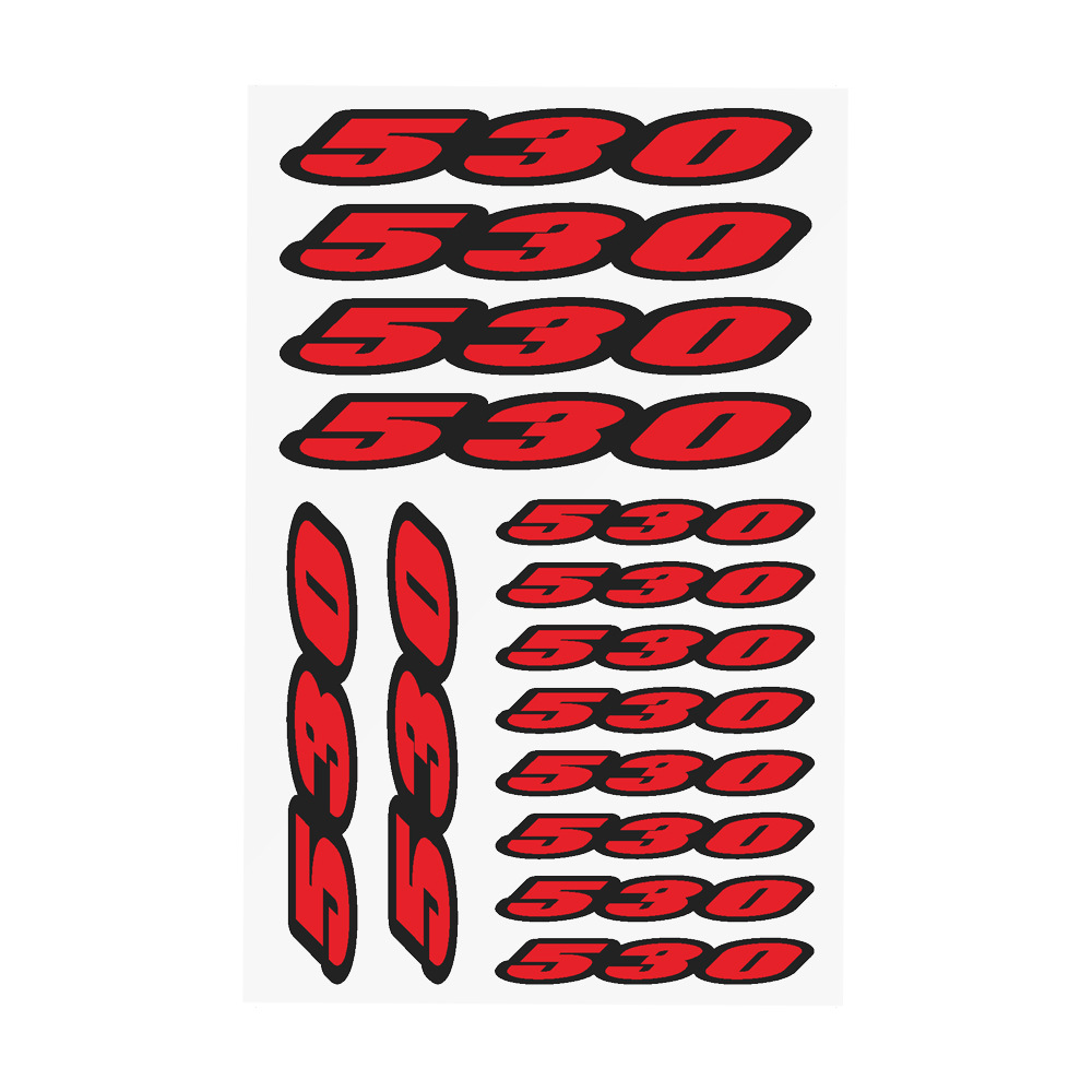 Aplicable a Yamaha TMAX 530SX TMAX 530 KTM 530EXC 530XC-W Digital Stickers