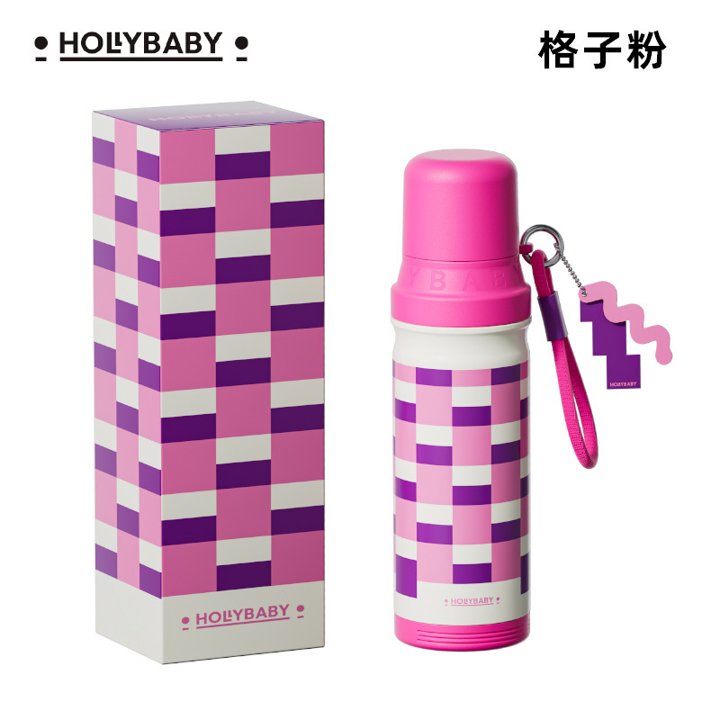 HOLLYBABY保温杯女大容量水杯学生上学专用高颜值可爱儿童杯子|undefined