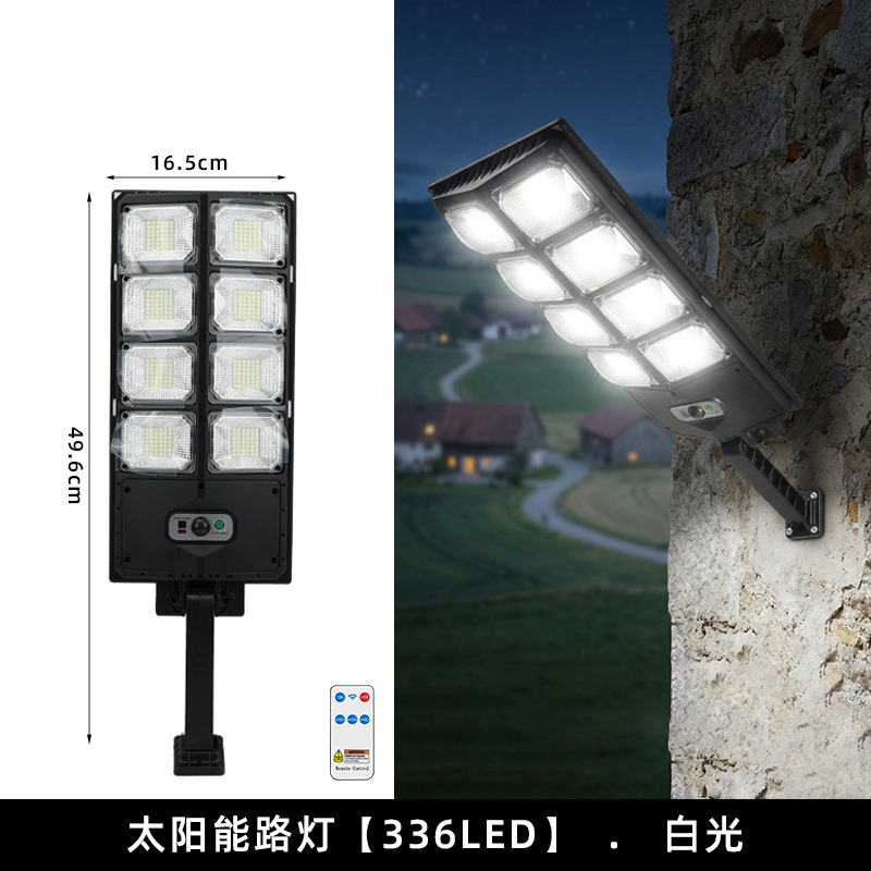 procesamiento personalizado lámpara de calle solar iluminada lámpara de patio al aire libre integrada inducción de movimiento humano lámpara de pared doméstica