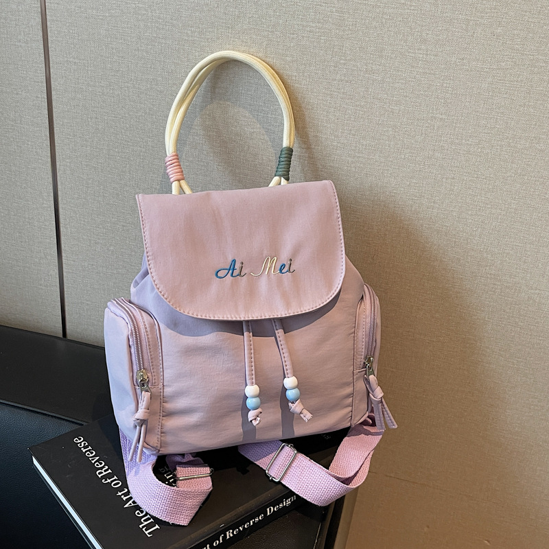 Mochila de moda ultra caliente fresca, mochila de mujer, otoño de 2025 nueva moda, bolso de aire extranjero, mochila de viaje