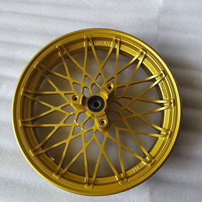 Hub — 12inch Electric Vehicle Front Wheel 2.75 - 12-inches-215-wide-golden-chrysanthemum