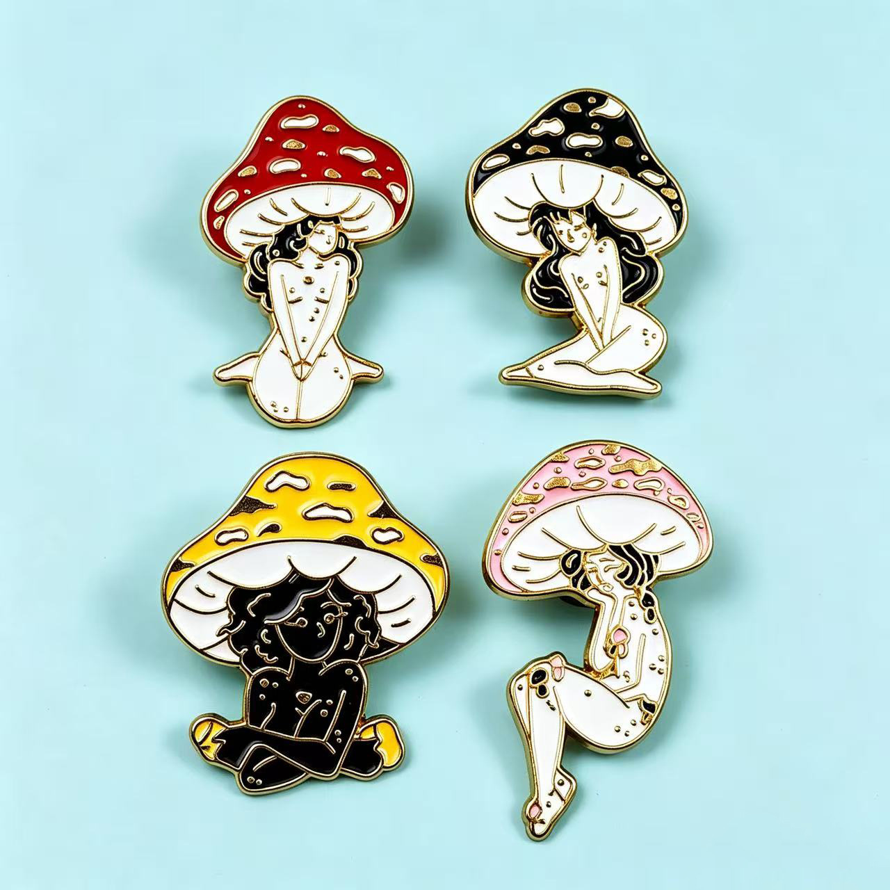 Creative cartoon cute brooch