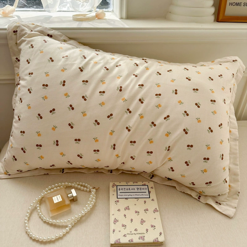 Полная хлопковая пасторальная наволочка 48x 74c Пара 40x60 студентов одиночная хлопковая защитная крышка для подушек из масляной подушки
