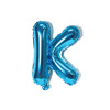 Blue balloon, layout, decorations, 16inch, gradient, English letters