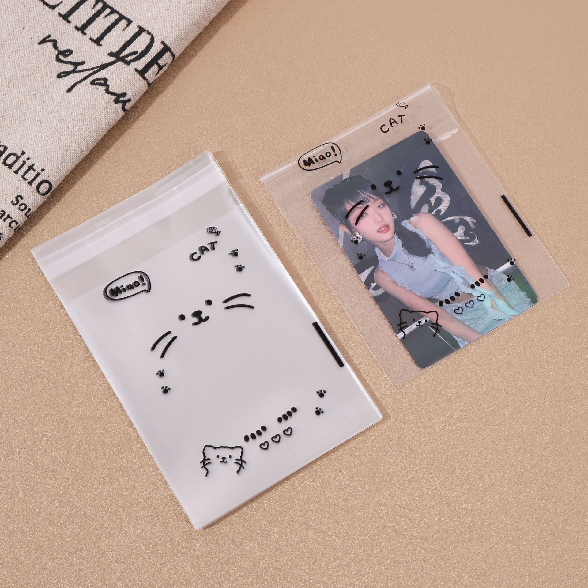 검은 고양이(50매 팩) 8*10+3