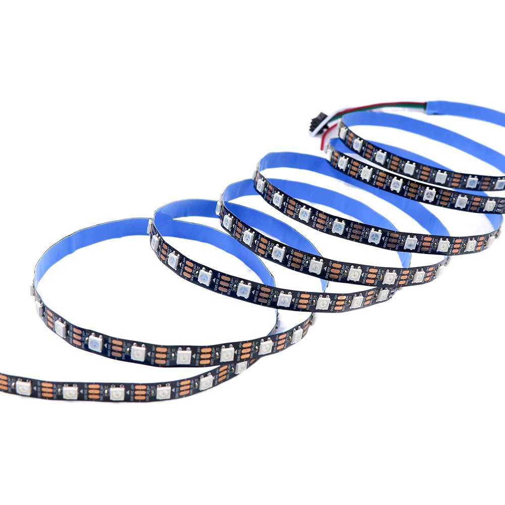 Tira de Luces LED de Colores ws2812, Luz Ambiental a Todo Color, 5v, IC Integrado Programable, Tira de Luces Mai Jazz