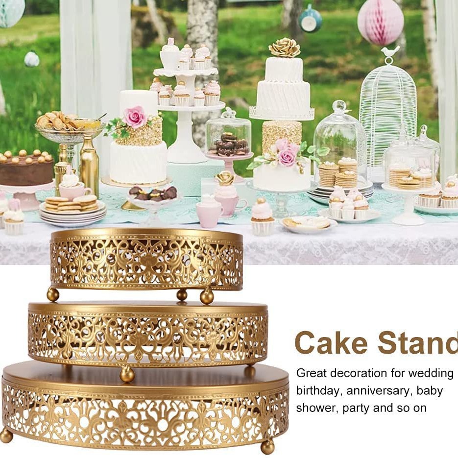 Transfronterizos Amazon temu postre estante de exhibición bandeja de pastel estante de pastel diseño de cumpleaños