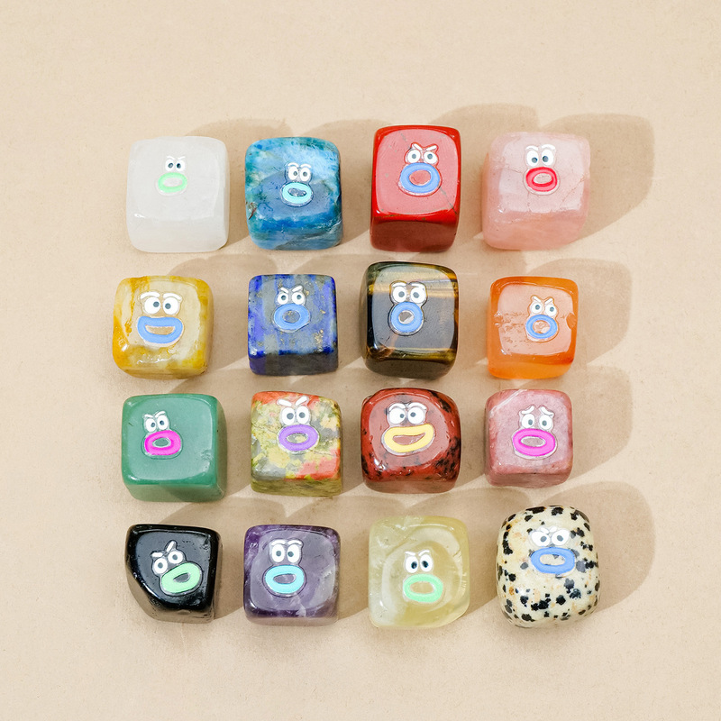 Natural Crystal Square Emoticon Pack, Small Nose Cartoon Crystal Small Square, Small Gift, Pet Elf Small Ornament Natural Crystal Square Emoticon Pack, Small Nose Cartoon Crystal Small Square, Small Gift, Pet Elf Small Ornament