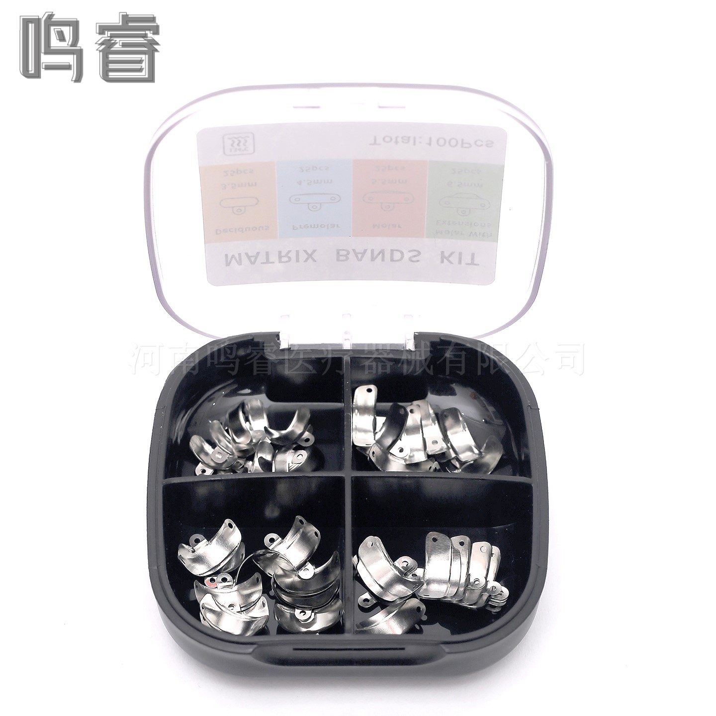 Dental Garrison, el mismo modelo de la pieza de moldeo de Douban dental con orificio M4, pieza de conformado de segmentos en forma de diente, paquete suplementario