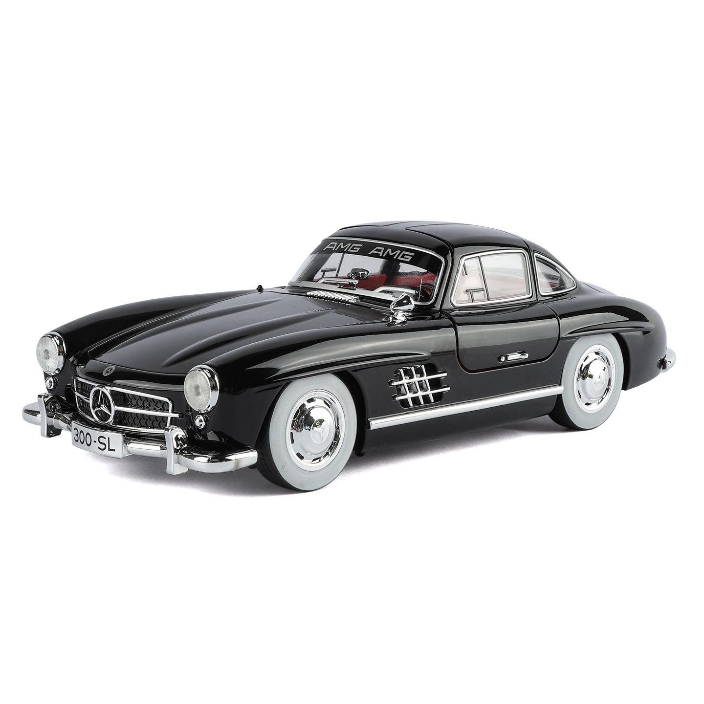 1:18 modelo de automóvil de aleación Ben300SL sonido y luz de alta gama restaurante atmósfera retro decoración accesorios al por mayor