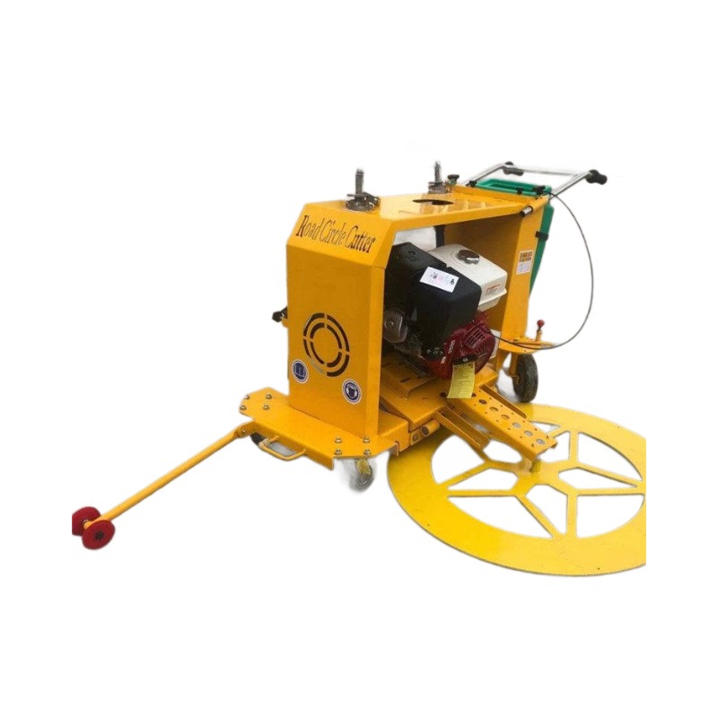 Máquina cortadora automática de tapa de registro, reparación de pavimento, máquina cortadora circular de gasolina, cortadora circular de carretera de empuje manual