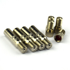 汽車轎車氣門嘴金屬延長帽延長杆 銅鍍鉻 短延長帽