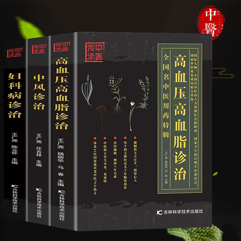 Traditional Chinese Medicine inheritance hypertension hyperlipidemia gynecological disease stroke diagnosis and treatment medical Basic theory zero basic introduction book
