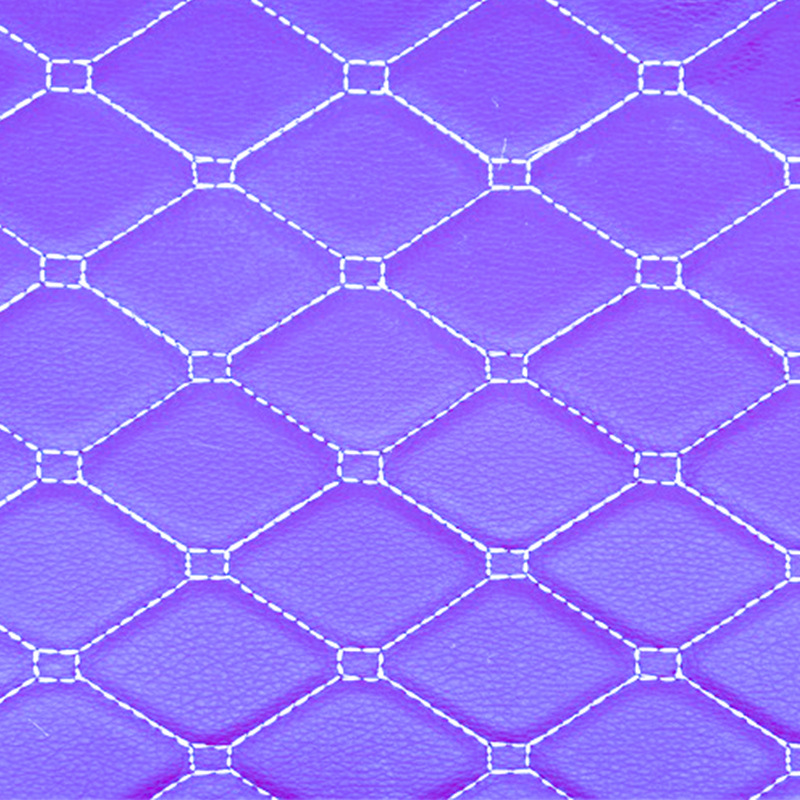 电脑多针绗缝加工个性方形图案源头厂家直供汽车用品裥棉工艺生产