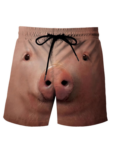 Summer new men's shorts 3D digital print spider pattern trend shorts fashionable all-matching casual shorts