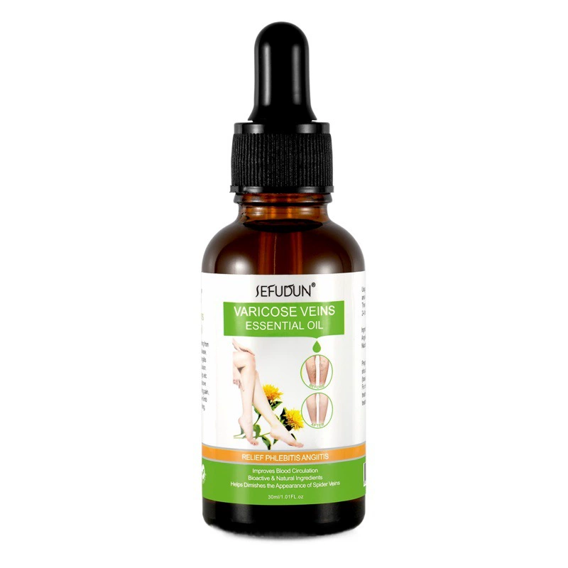 SEFUDUN Эфирное масло для восстановления вен Восстановление красной крови Восстановление ноги дождевого червя Вены, приподнятые для снятия боли